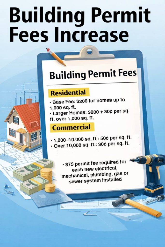 Building Fees Explained Updated Building Fee Schedule Starts April 1 – The North Mississippi Herald