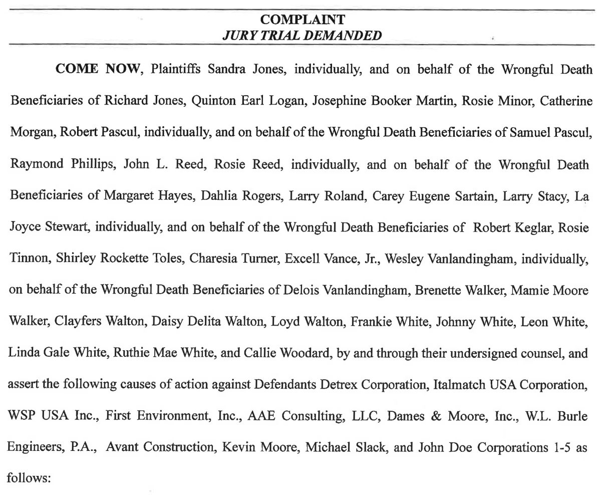 Second TCE Lawsuit Filed In The County